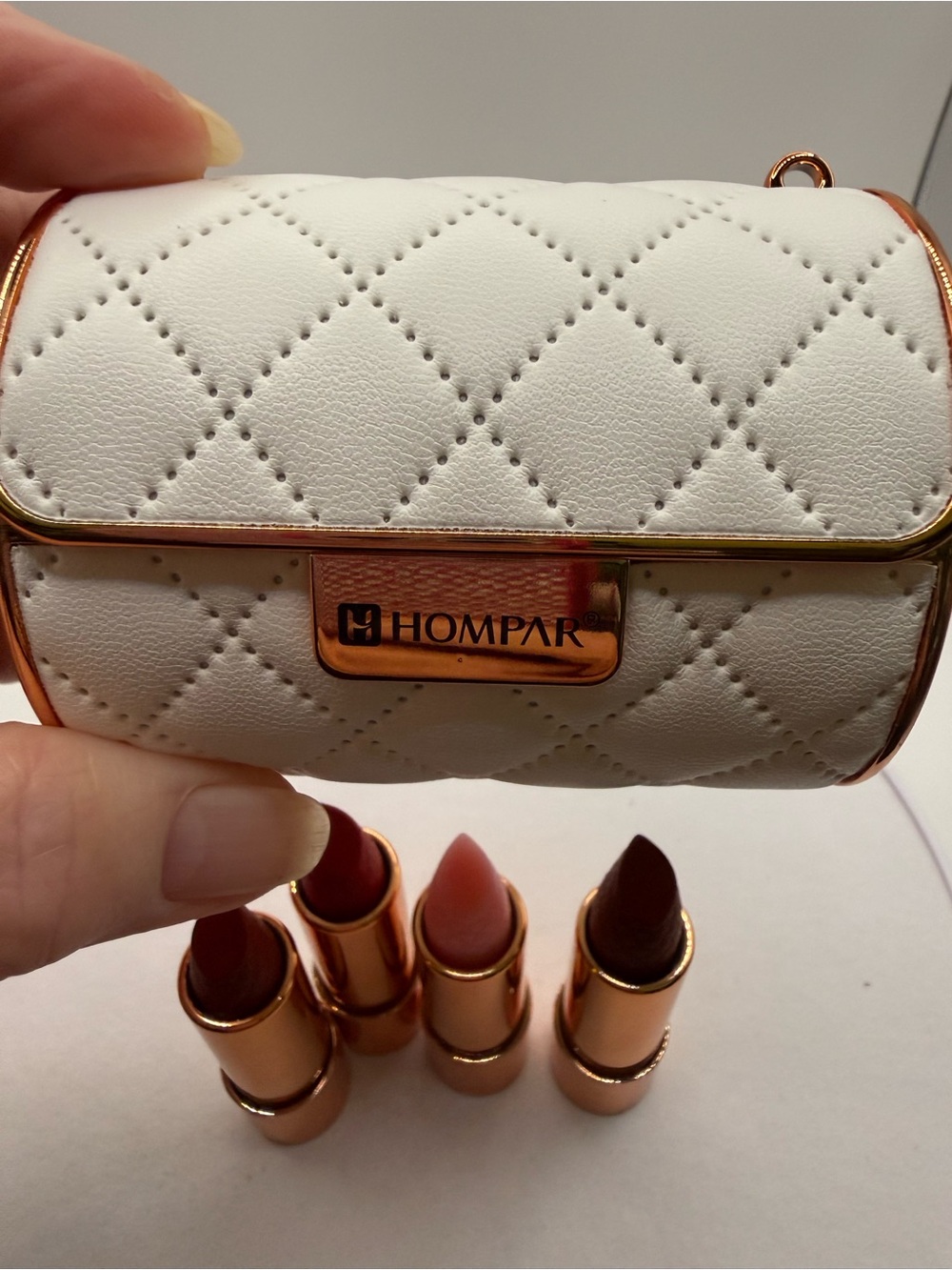 Luxury Matte Lipstick Trio - Rose Pink & Neutral Browns - Picture 2 of 4